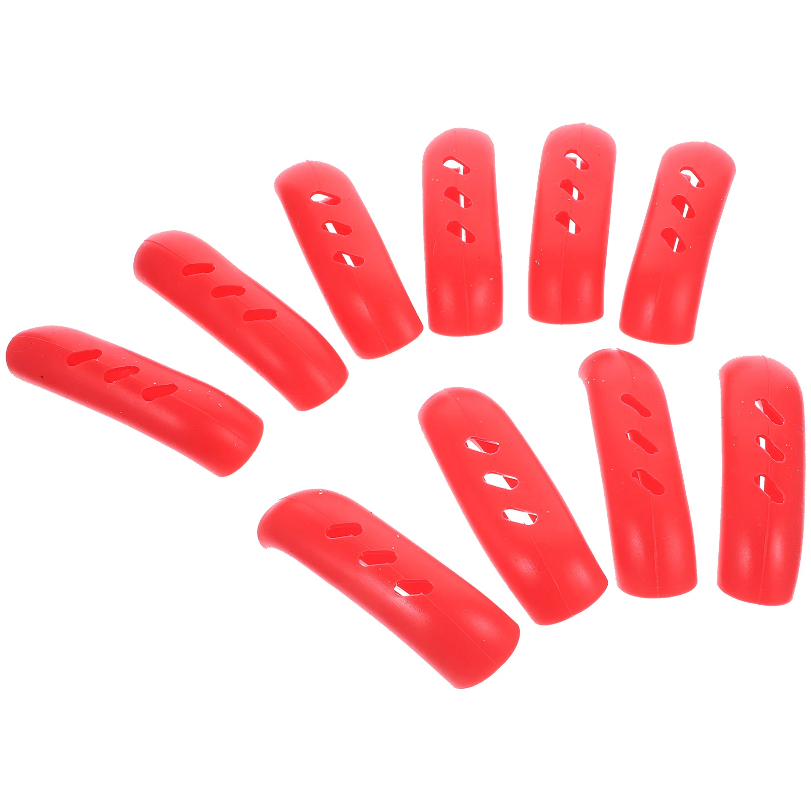 10pcs Insulation Handle Protectors Anti-Scald Heat-Resistant Grips For Frying Pans Kitchen Non-Slip Handle Sleeves For