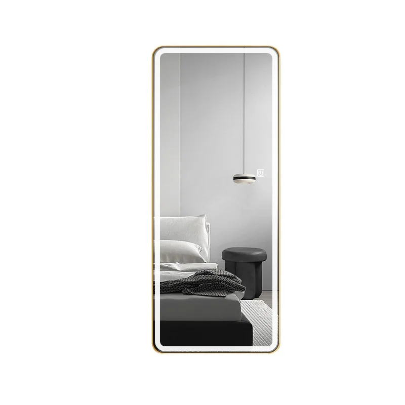 

Framed, full-length mirror, clothing store fitting mirror, simple household wall-mounted full-body mirror
