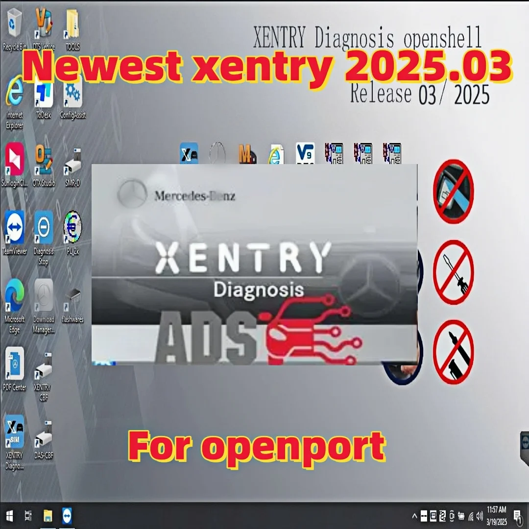 

XDOS 03.2025 Xentry Diagnostic Programming Tool Original factory SD Connect diagnostic equipment such as modelsC5, C6 etc