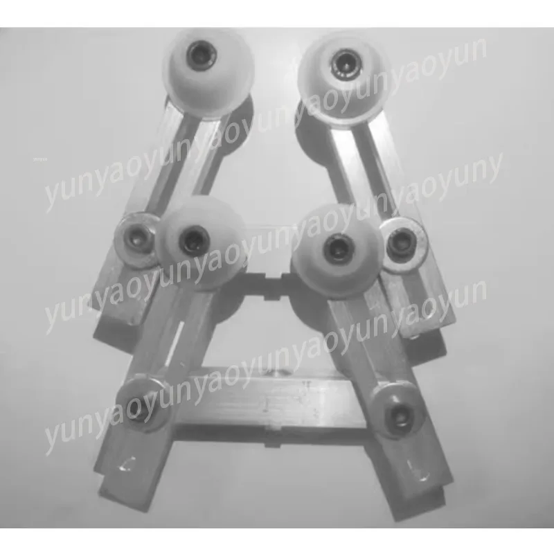 Universal Screen Printer Roller Stand, M6 Slot Bracket with Wheels Casters,Adjustable Tripod Support Kit for Silk Screen Machine