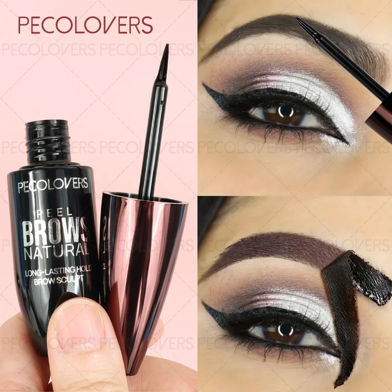 1 szt. Klej do brwi z możliwością odrywania, krem do brwi, długotrwały makijaż, odporny na rozmazywanie i wygodny, łatwy w aplikacji koloru