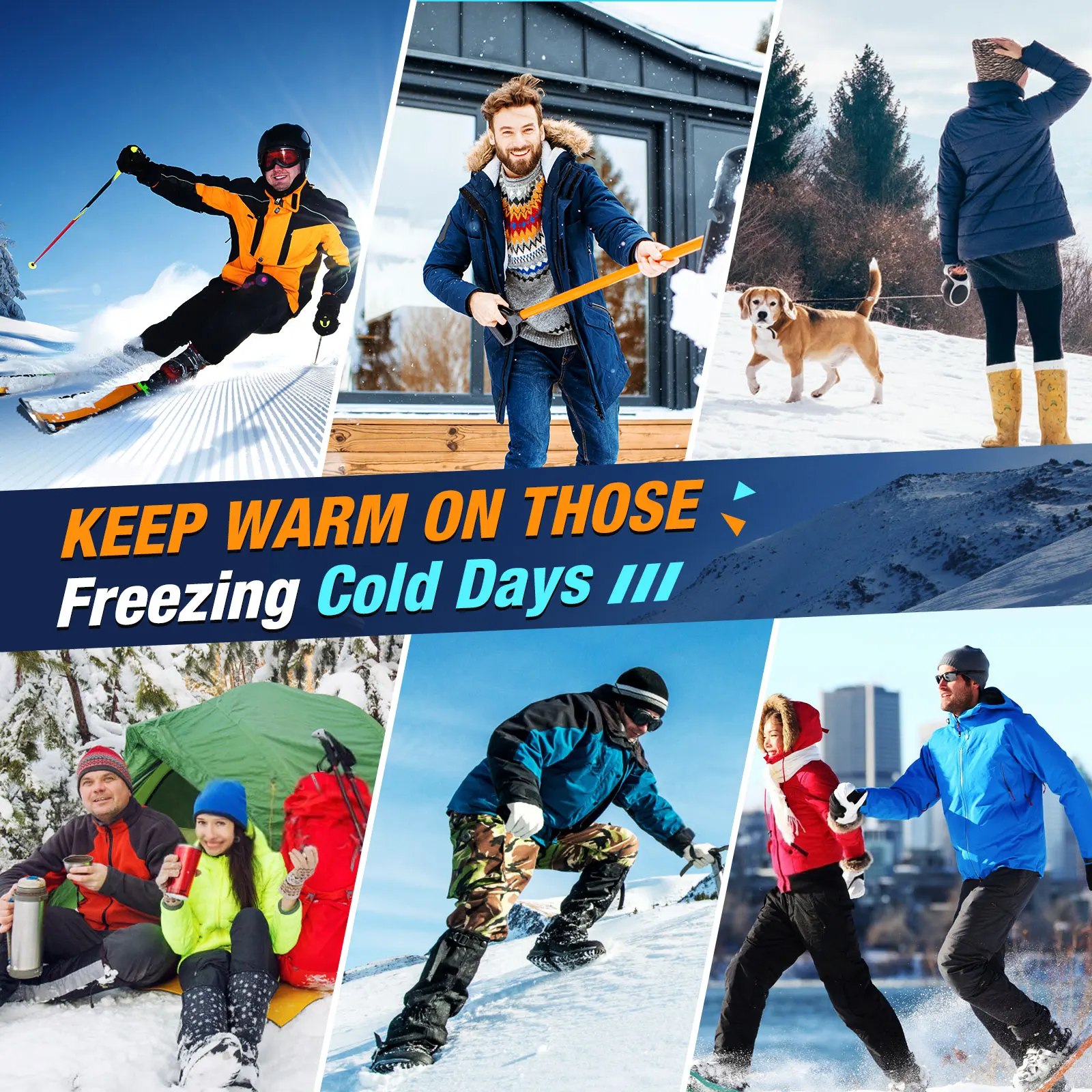 

Winter Heated Socks Rechargeable Heating Socks for USB 4000mAh Heated Socks Warmth Outdoor Heated Thermal Socks Winter