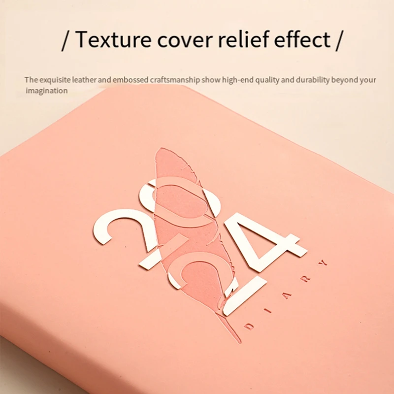 2024 Diary A5 Diary A5 Daily Planner Notebook For Christmas Gift Birthday Gift Diaries For 2024 Blue Durable Easy To Use