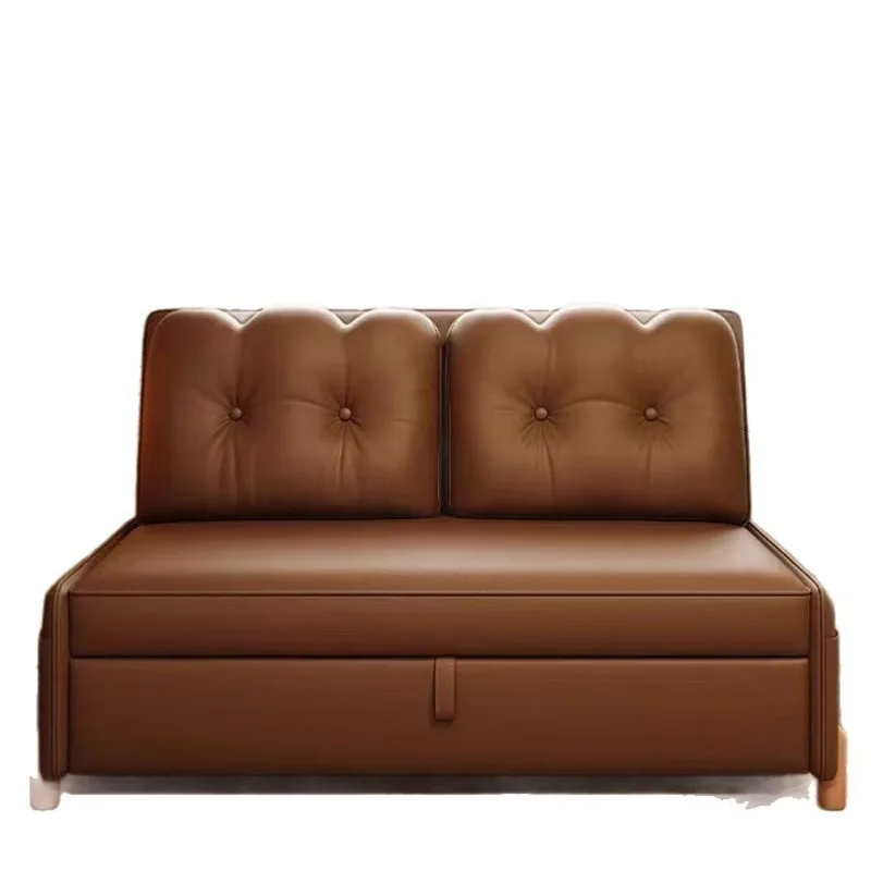 sofa bed retractable folding bed modern living room bedroom dual-purpose small apartment multi-functional double bed