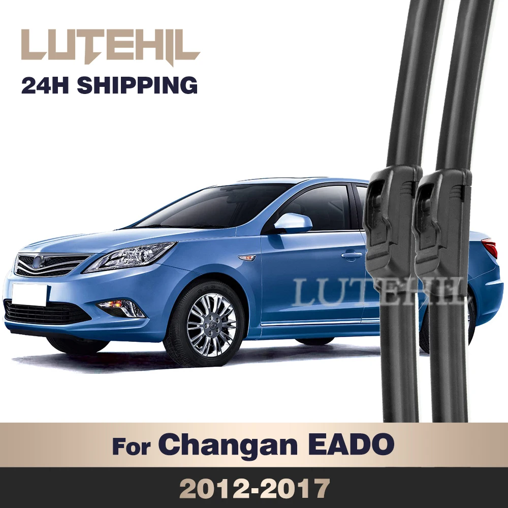 

For Changan EADO 2012-2017 2013 2014 2015 2016 Wiper Front Wiper Blades Windshield Windscreen Window Brush 24"+18"
