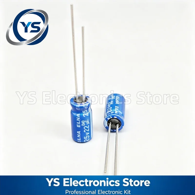 10/50/100/200pcs 25V22UF ELNA RE3 Series 5X11mm HiFi Audio Capacitor RE3-25V220ME3# 25V22UF 22UF 25V Original and NEW