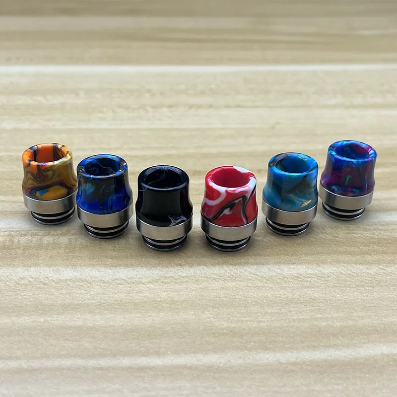 810 สแตนเลสสตีลเรซิ่นหยดเคล็ดลับสําหรับ Dead Rabbit/Kylin/Zeus RTA Tank Atomizer อุปกรณ์เสริม vape