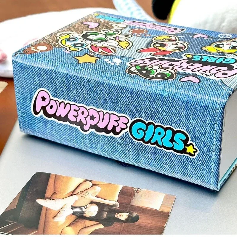 جديد The Powerpuff Girls Blossom Bubbles Buttercup صندوق غبار محيطي، قيمة عالية، سعة كبيرة امتصاص مغناطيسي Nanobox