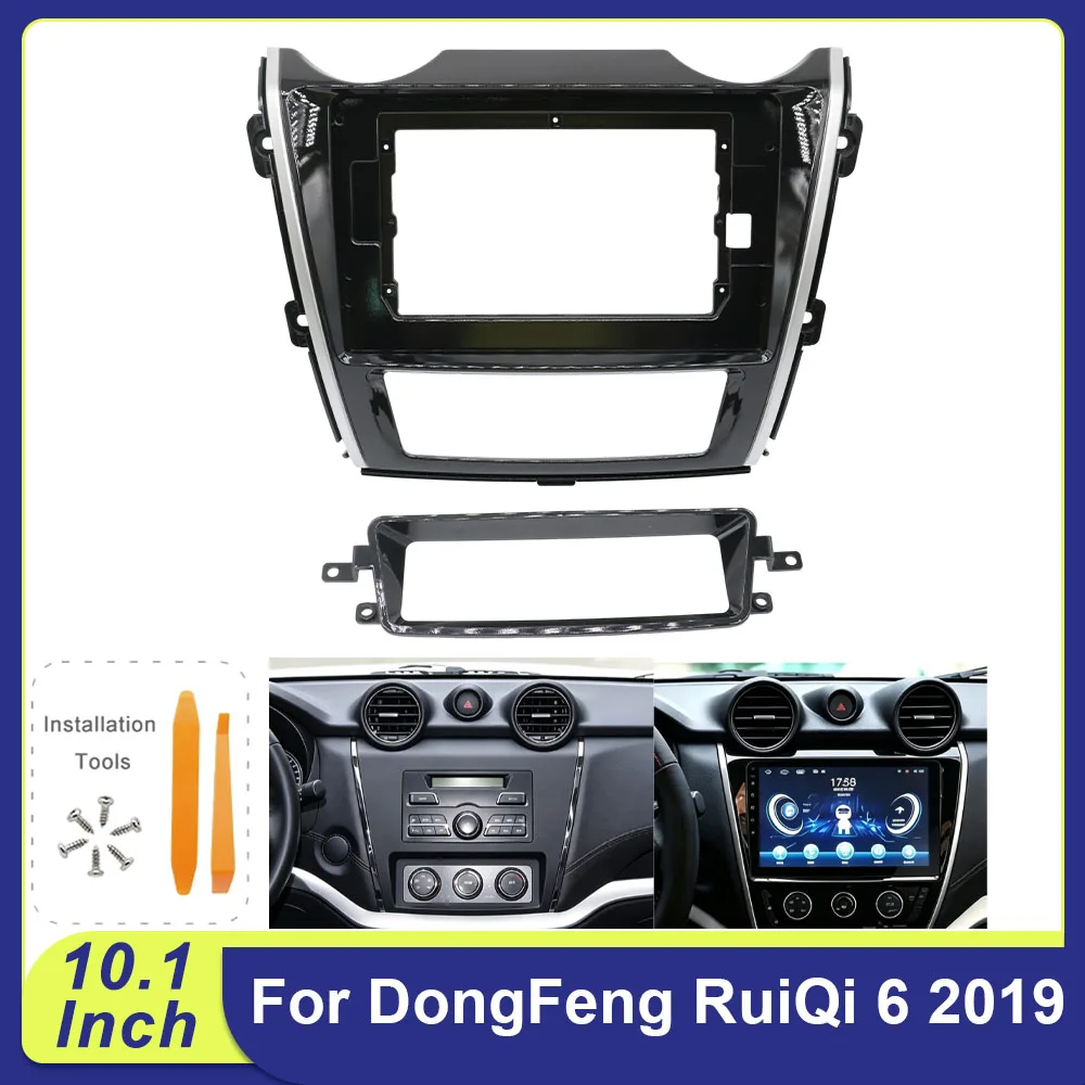 10 Inch Android Stereo Fascia For Dongfeng Rich 6 DF6 2019+ Plug Play Dash Panel Kit