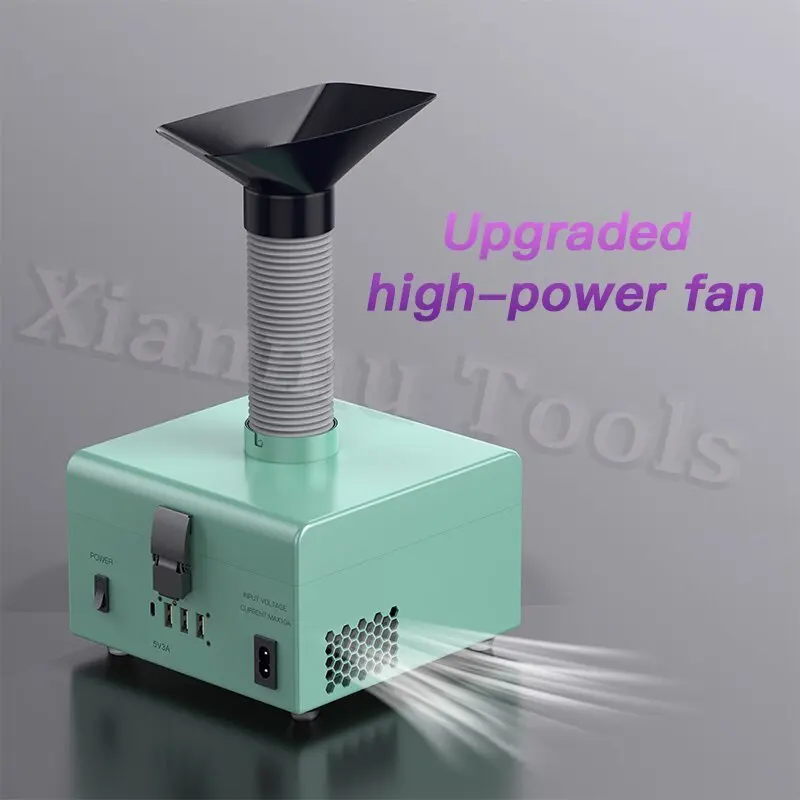 SIKO SK-102 Fume Extractor Welding Smoke Absorber Collector 150W Mini Desktop Fumes Purifier For Phone Repair And Soldering