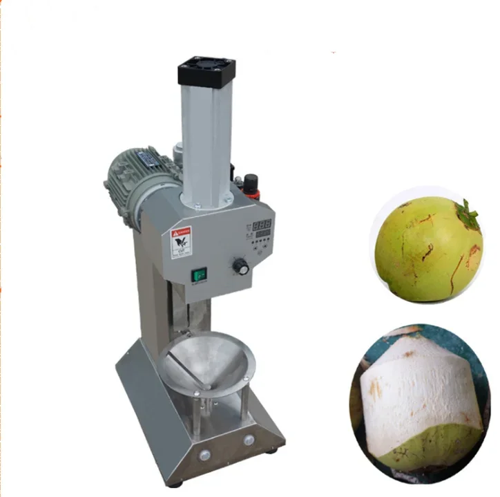 Hot sell cheapest automatic green fresh young coconut cutter machine