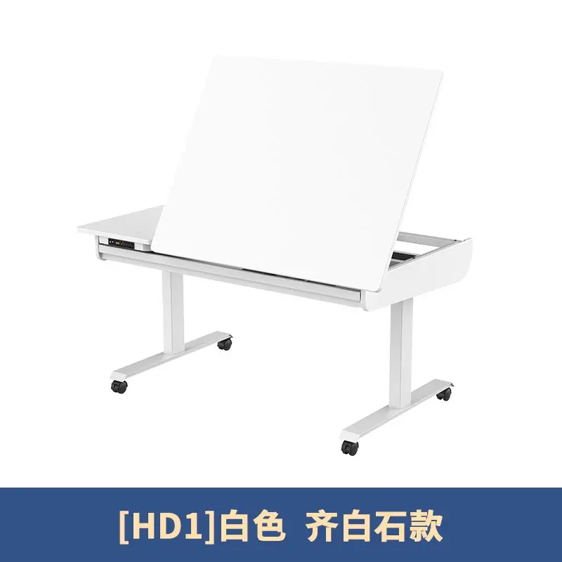 Electric Lifting Drawing Table Mobile Art Drawing Table Workbench