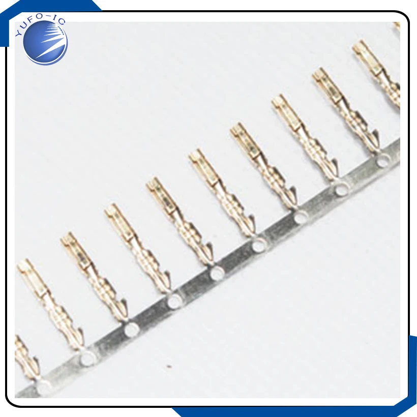100PCS/LOT 2.54mm DuPont terminal Jumper Du Pont Cable PIN Connector plug wire terminais duponte Housing Female