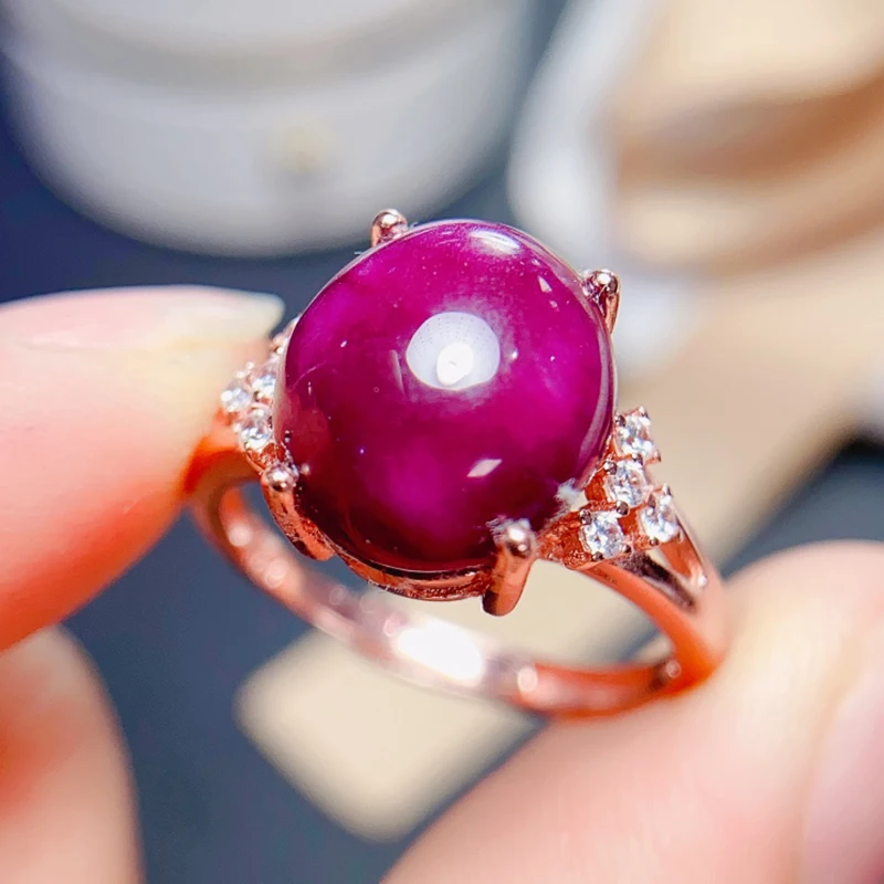 Natural Ruby Rings for women silver 925 jewelry luxury gem stones 18k gold plated free shiping items