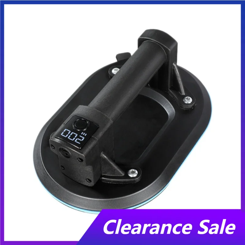 

200KG Load Electric Suction Cup Automatic Air Replenishment Glass Suction Cup Granite Tile Glass Lifter Handling Tool 1800mAh