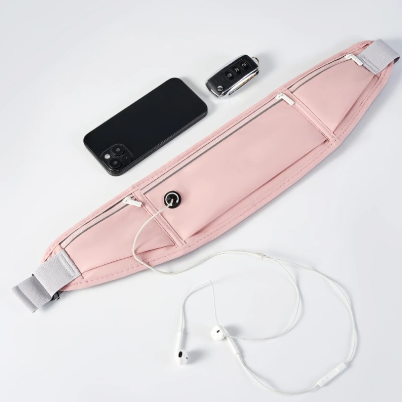 

HAISSKY Zipper Pocket Running Bags Men Women Outdoor Sports Fitness Phone Cards Storage Waist Pack With Water Bittle Holder