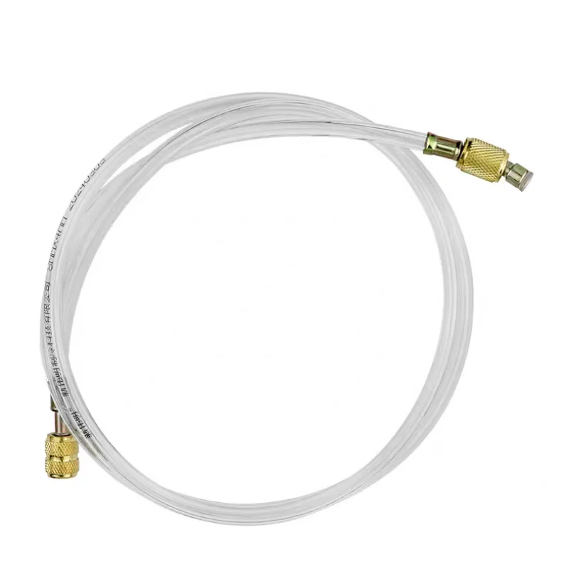 

1 шт., детали для кондиционирования воздуха, добавление фторидной трубки, прозрачный шланг, фреон высокого давления, труба для холодильника, жидкость для добавления фтора