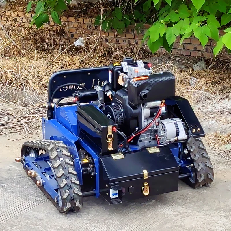 Customized 1000mm Remote Controlled Robot Lawnmower Self-Mowing Grass Cutter Sequential And Zero-Turn for Efficient Lawn Care