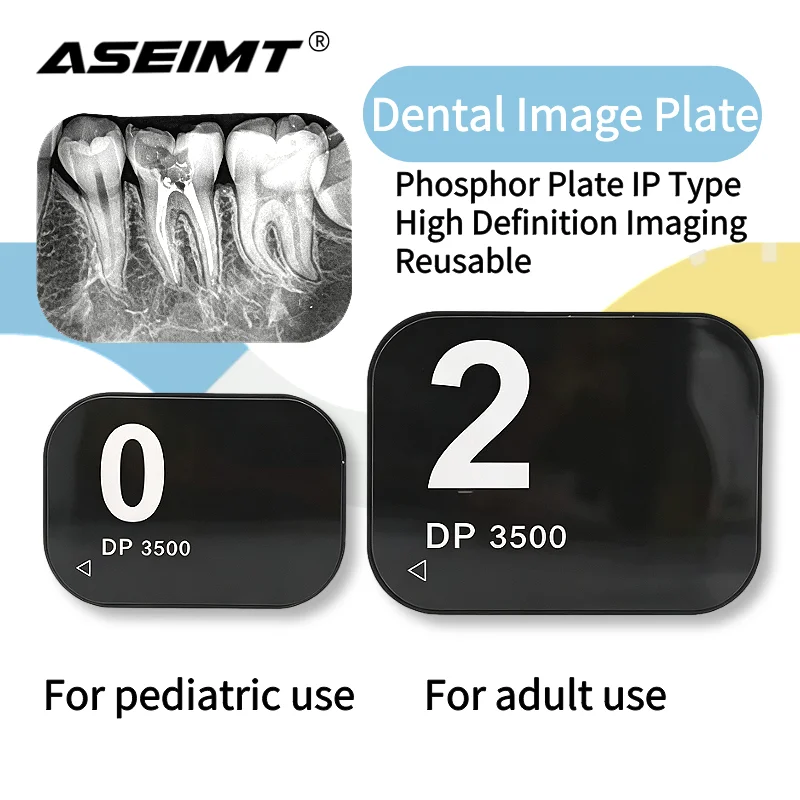1PcsDentistry Digital X Ray Sensor Imaging Scanner Plate, Intra Oral X-Ray Phosphor Storage Plates, Dental Image Phosphor Plates