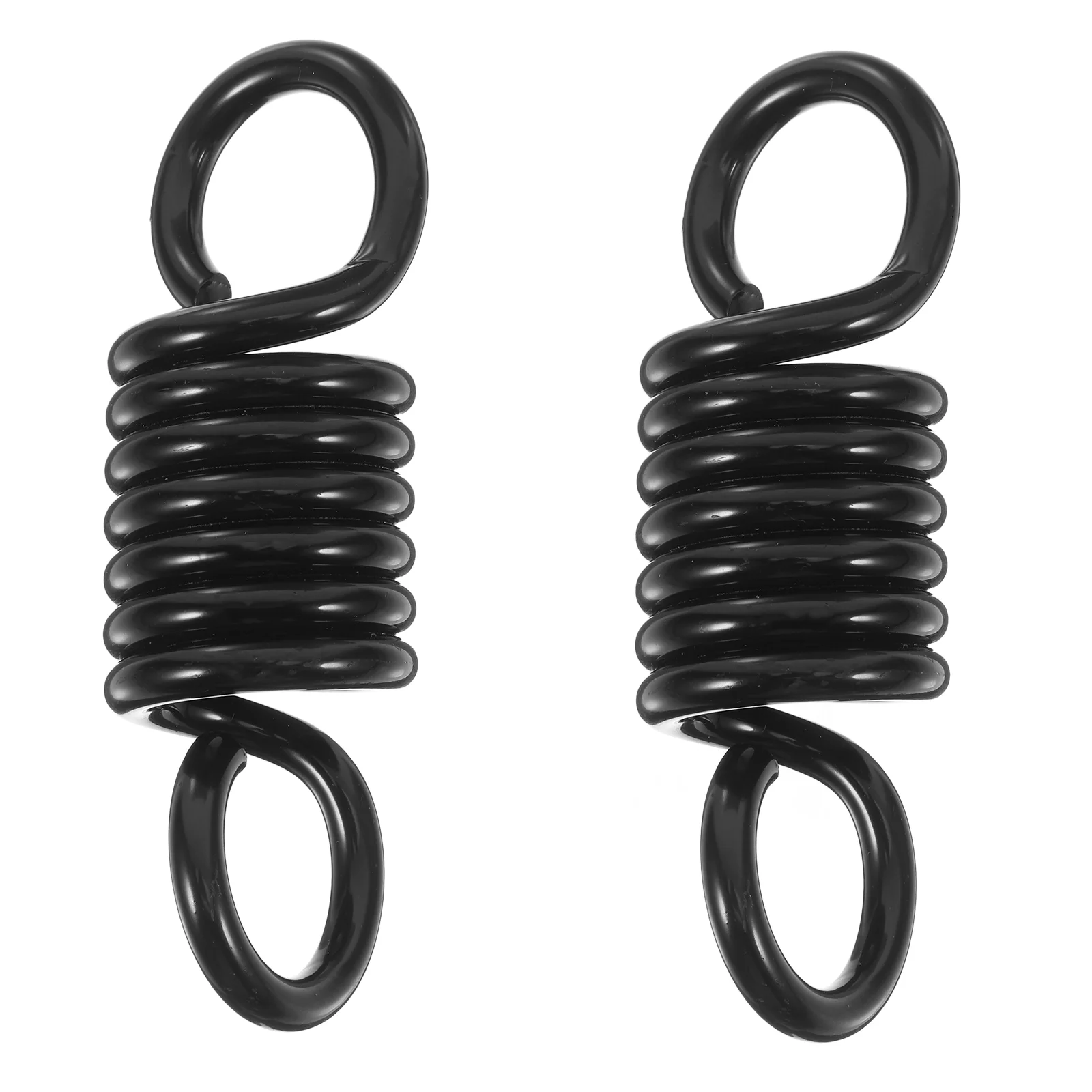 

2 Pcs Swing Spring Heavy Bag Lifts Accessories Patio Parts Duty Springs Chair Black Hanging Hooks for Egg