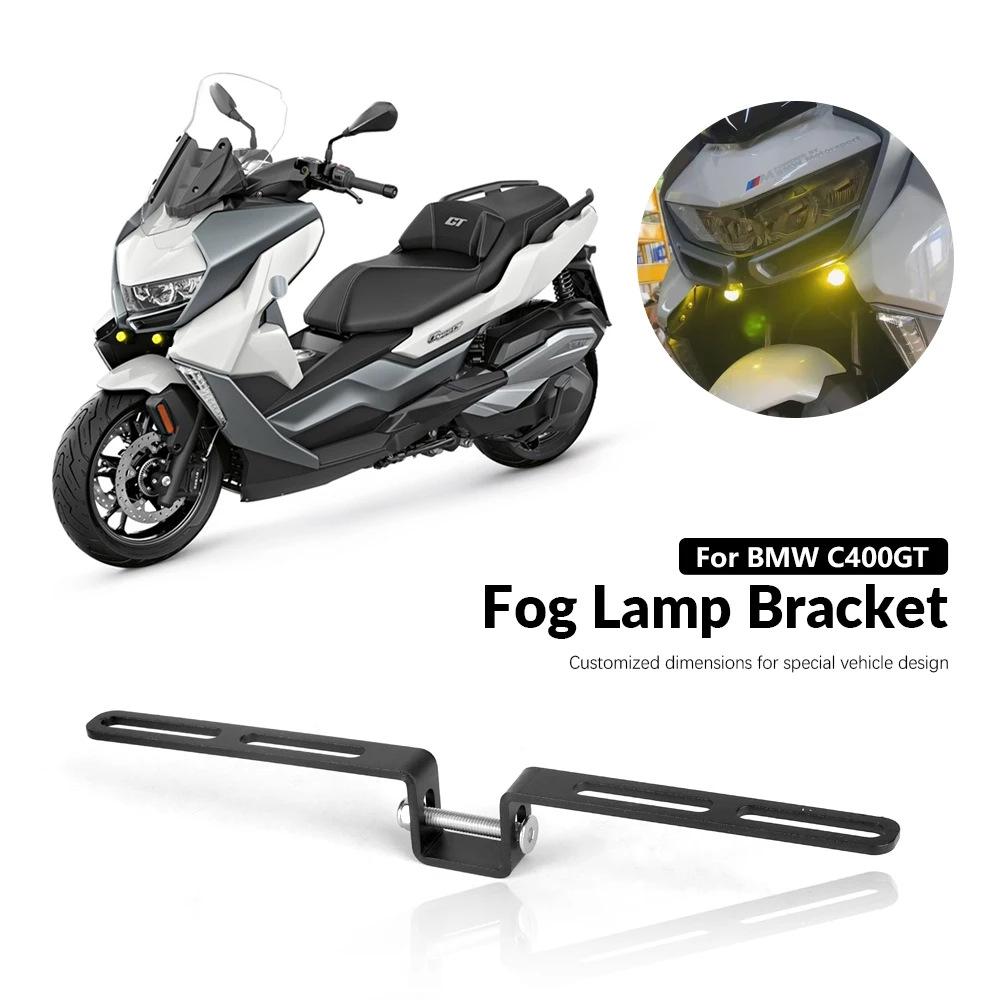 Motorcycle Hidden Spotlight Bracket For C400GT C 400 GT C400 GT Fog Lamp Fixing Support Modified Accessories