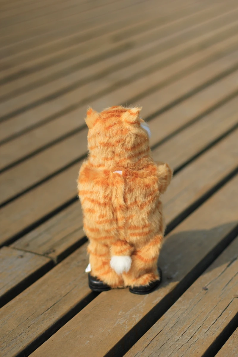 30CM Electronic Plush Cat Toy Music Robot Animal Dance Sing Song Kitty Soft Electric Pet Doll Cute Kids Baby Funny Birthday Gift