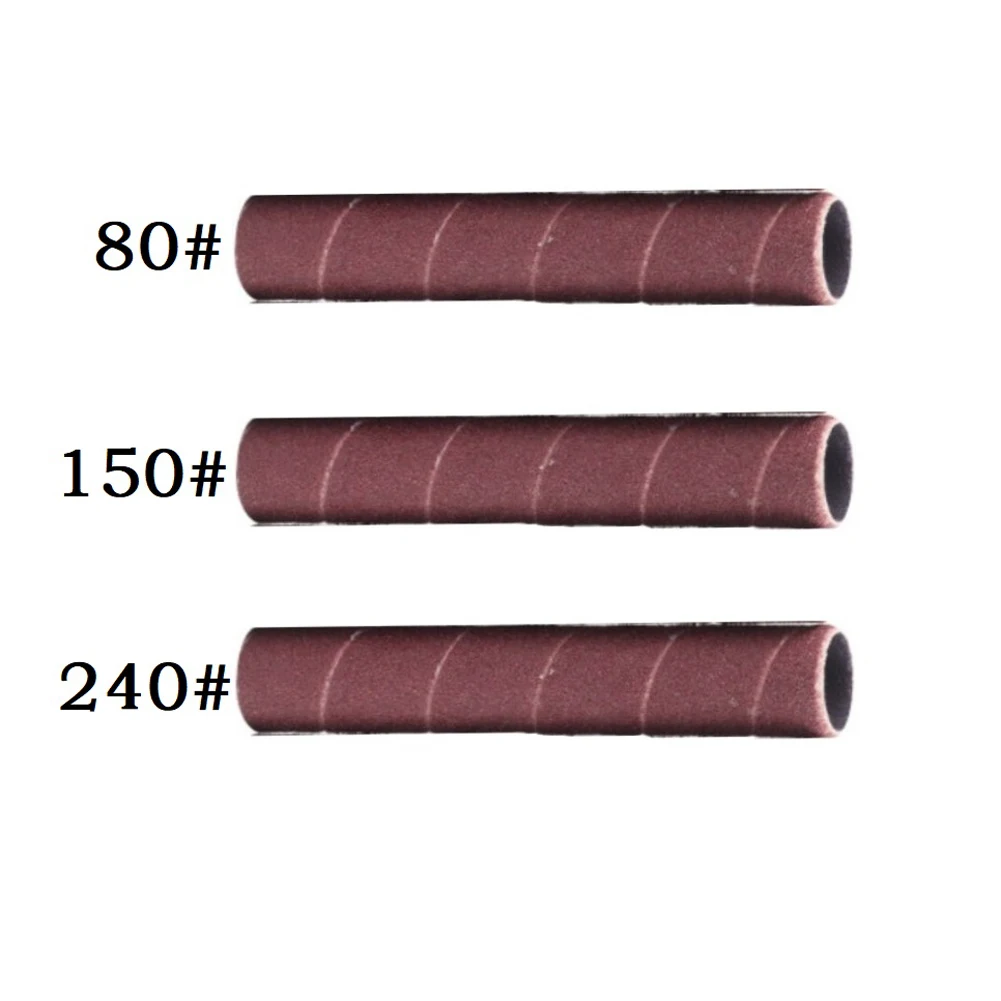 Manicotti per fusti abrasivi da 1 pz 4.5 ''strumenti per lucidatura a manicotto per tamburo di carta abrasiva grana 80/150/240 per metalli rettifica di giada di legno di plastica