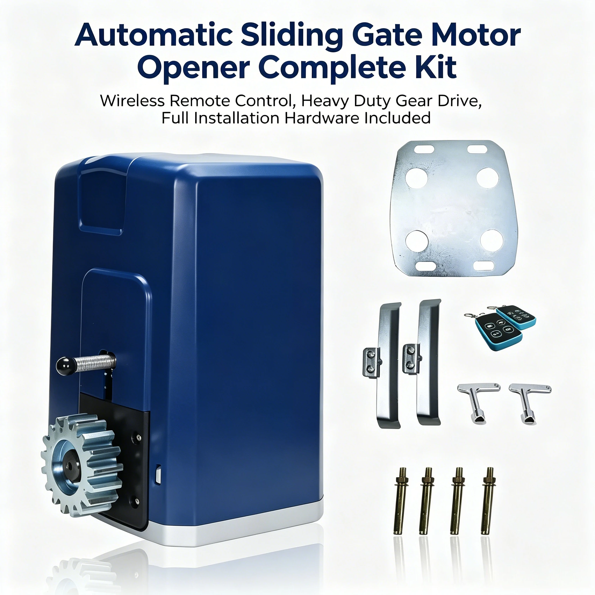 800KG 1000KG AC Pure Copper Automatic Sliding Door Gear Opener Remote Bluetooth Control Door Motor