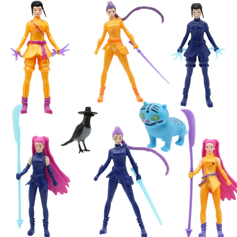 Nuevos cazadores de demonios figura de Anime juguetes Linda figura de acción de PVC Derpys Tiger Rumi Mira Zoey Sussy estatuilla muñeca Fans regalo