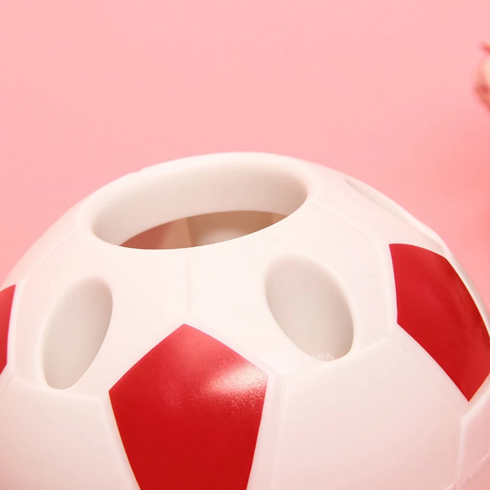 학생 축구 펜슬 홀더 축구 모양 펜 홀더 데스크탑 정리함 테이블 장식 어린이 선물용