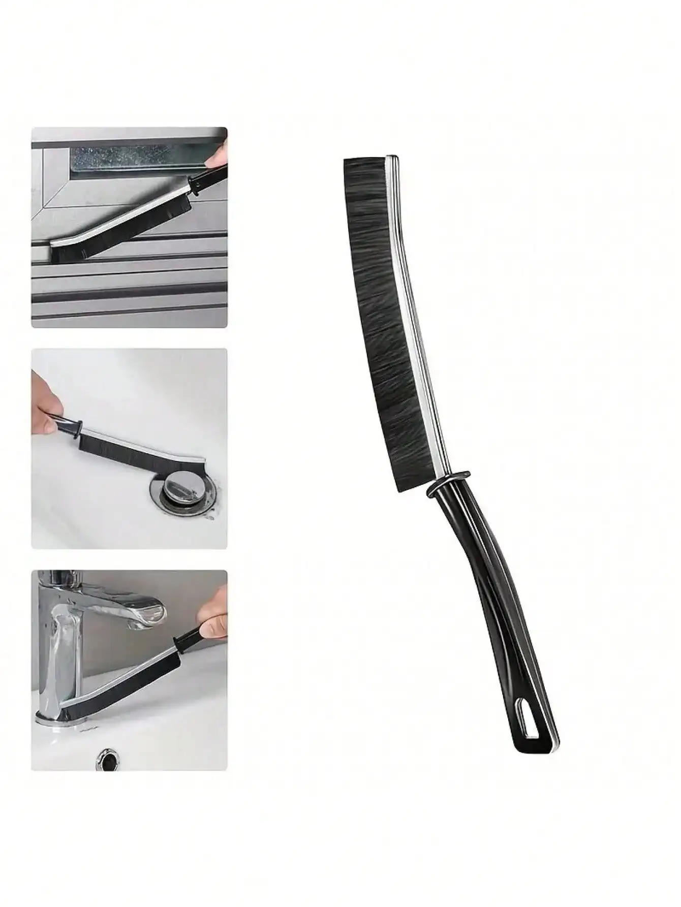 

1pc Gap Gas Stove Wire Brush, Oil/Rust Removal, Multi-Function, Durable for Kitchen/Bathroom/Pots/Stoves/Surfaces