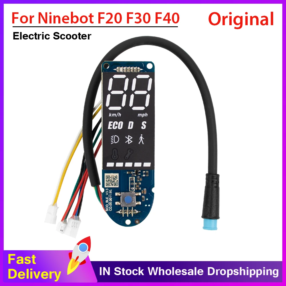 

Original F Series Dashboard For Segway Ninebot F40 F30 F25 F20 Skateboard Electric Scooter Circuit Board Display Accessories