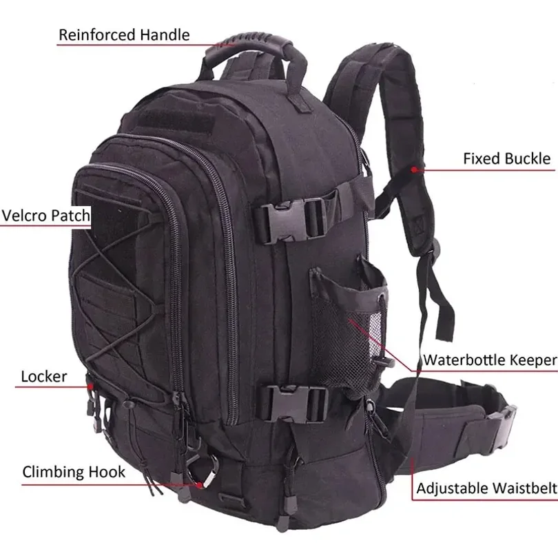 65L Großer Outdoor-Taktikrucks – Lightweight Backpack 65L Bewertung und Preis