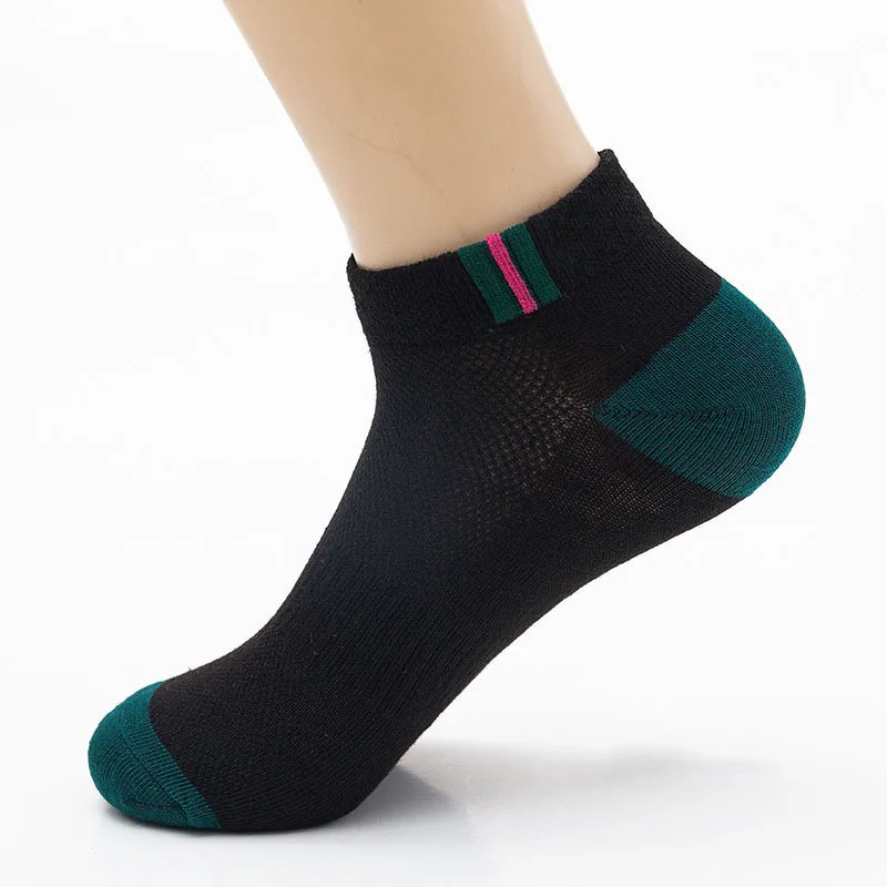 5 Pairs männer Herbst Sommer Socken Klassische Mesh Männer Kurze Socken Deodorant Männliche Socke Casual Hausschuhe Komfortable Atmungsaktive Socke