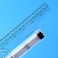 30cm/15cm Drawing Parallel Ruler, Roller Balance Ruler Multifunctional Drawing Design, Drawing Ruler Tool 5