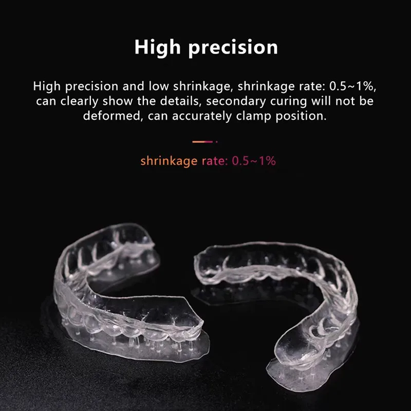 3162 3D Printer Splint Resin Dental Occlusal Splint Resin Liquid 3D Printer Material For Manufacturing Splints Biocompatible