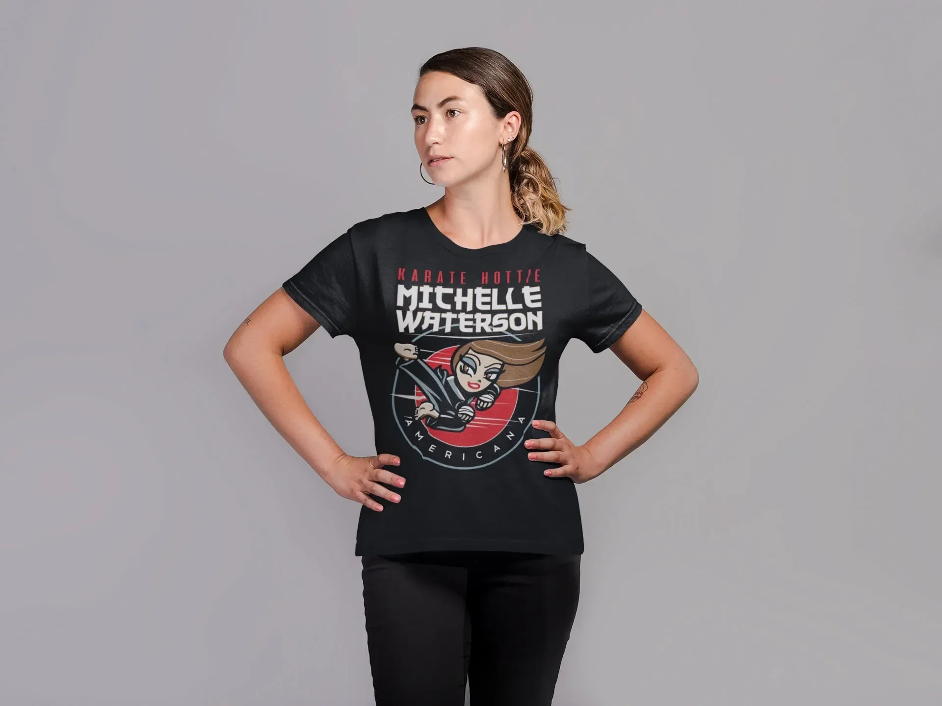 Karate Hottie Michelle Waterson Fighter Wear T Shirt
