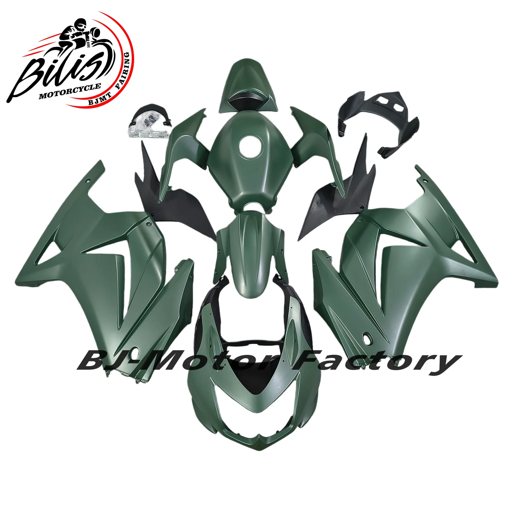 Matte Green Motorcycle Fairing Kit For Ninja 250 Ninja250 2008-2012 ABS Injection For Ninja 250 250 08-12 Body Accessory