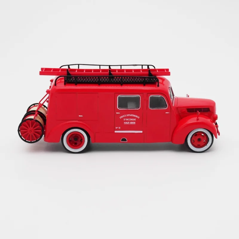 Ixo diecast escala 1:43 barbatana tubincendie liga modelo de motor de incêndio produto acabado simulação brinquedo coleção ornamento estático