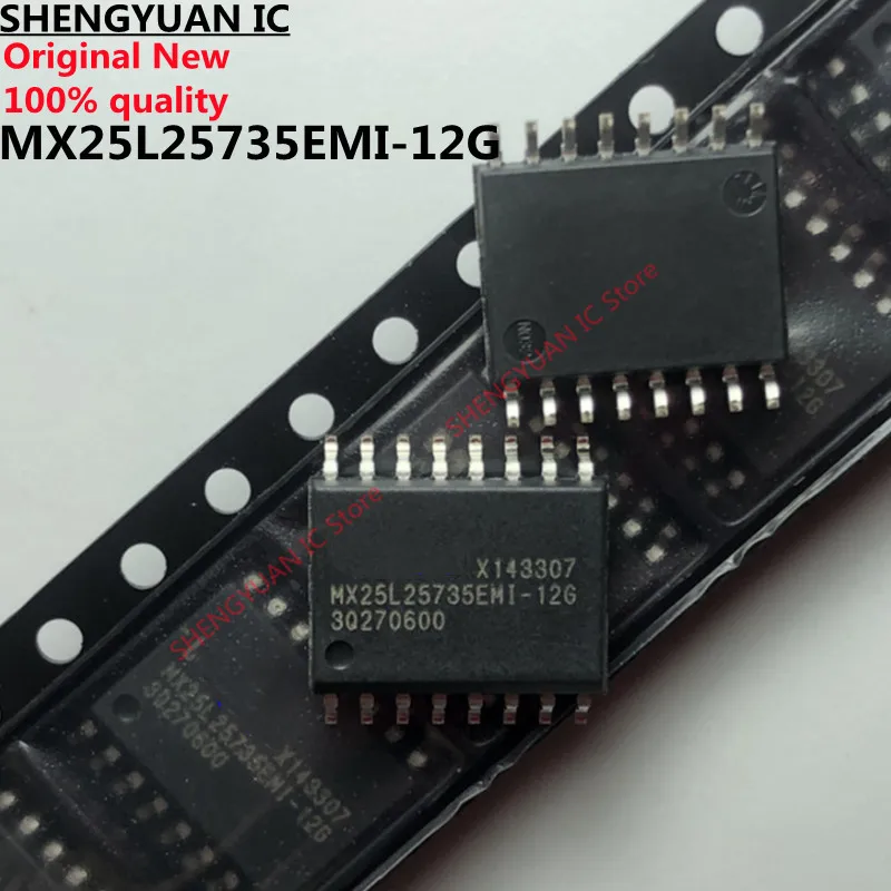 5pcs/lot MX25L25735EMI-12G SOP-16 MX25L25735EMI MX25L25735  FLASH MEMORY 100% new imported original 100% quality