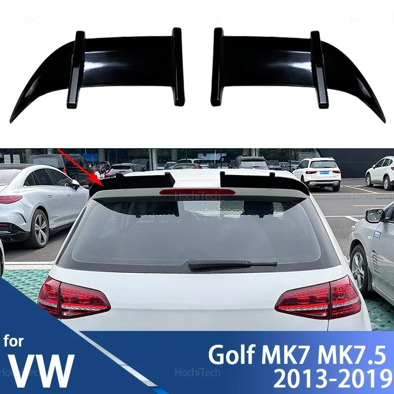 For Volkswagen VW Golf MK7 MK7.5 R-line 2013-2019 ABS Car Tail Wing Decoration Rear Roof Spoiler Body Kit Tuning Accessories