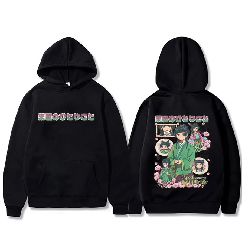 

Anime The Apothecary Diaries Maomao Hoodie Men Women Kawaii Cute Funny Hooded Tracksuit Unisex Fashion Trend Hoodies Streetwear
