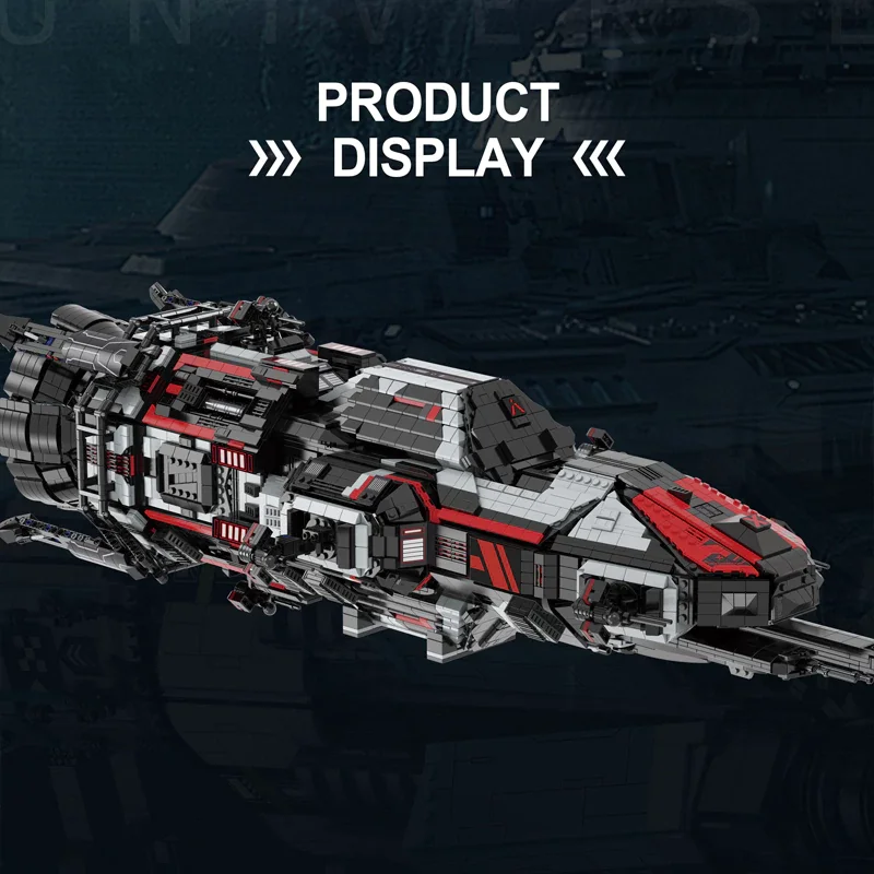 6395PCS Movie ROCINANTE Spaceship Model MOC 33906  Interstellar Series Battleship Building Blocks Brick Puzzle Toys Kids Gift ﻿