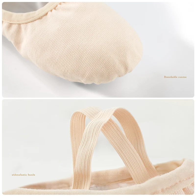 Girls Women Ballet Dance Shoes Split Soft Sole Kids Ballet Slippers Professional Elastic Ballet Shoes Ballerina Dance Slippers