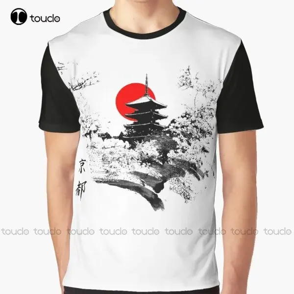 Kyoto Japan Old Capital Graphic T-Shirt Custom Aldult Teen Unisex Digital Printing Tee Shirts Custom Gift Xxs-5Xl Streetwear