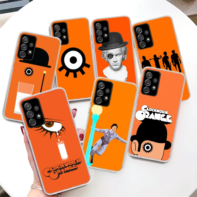 A Clockwork Orange Film Phone Case For Samsung Galaxy A52 A53 A54 A55 A12 A13 A14 A15 A22 A23 A24 A25 A32 A33 A34 A35 A03S A04S 