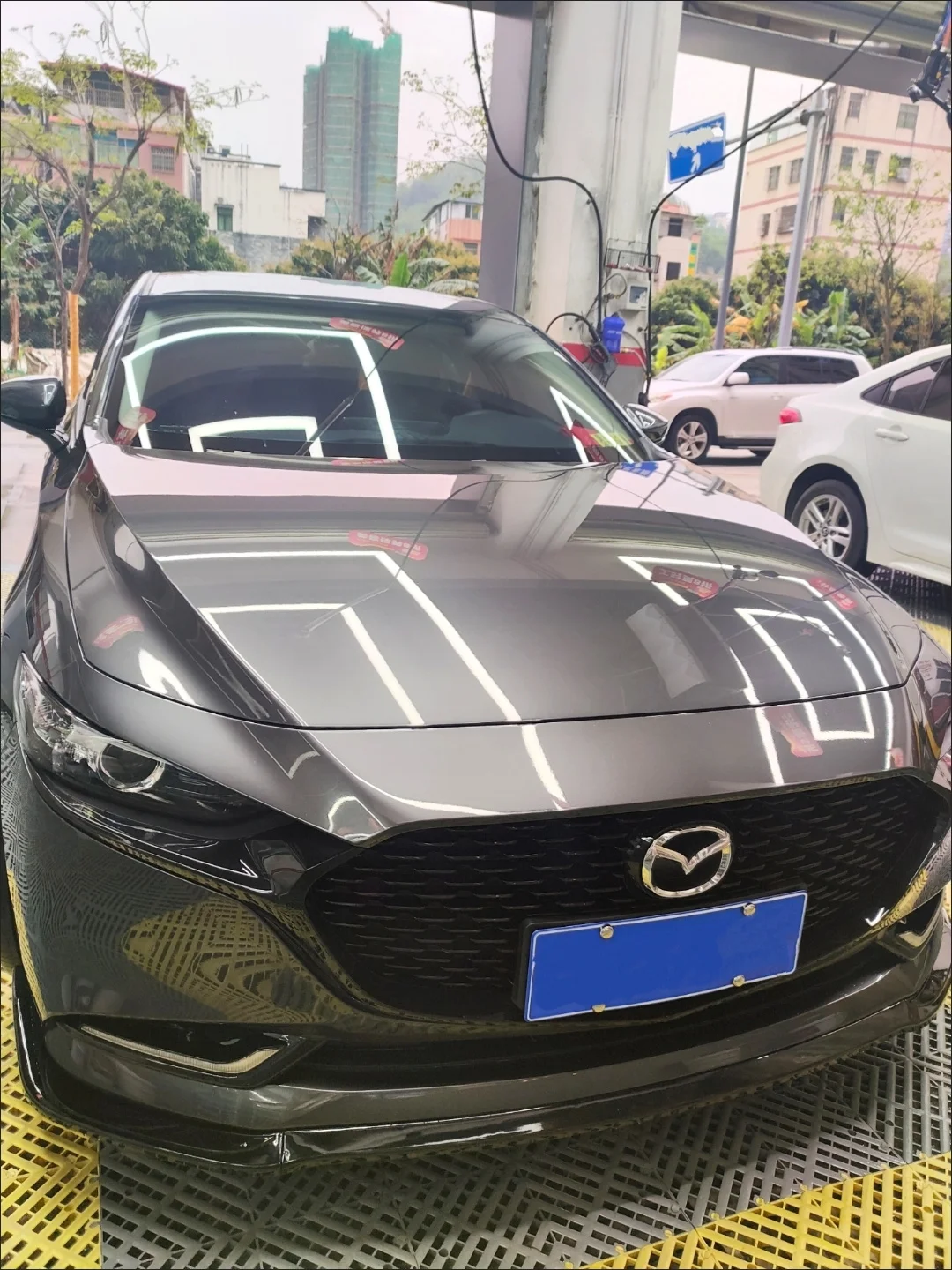 

For Mazda 6 2014-2017 Front Bumper Lip Protector Diffuser Cover Sticker Trim Decorative Strips Car Styling Auto Accessories