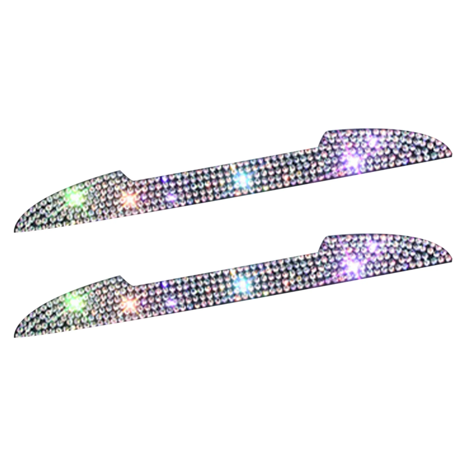 2 Pcs Diamond Car Rear View Mirror Sticker Car Decal Sticker Decal Stripe Sticker Bling Pink Car Accessories for Woman