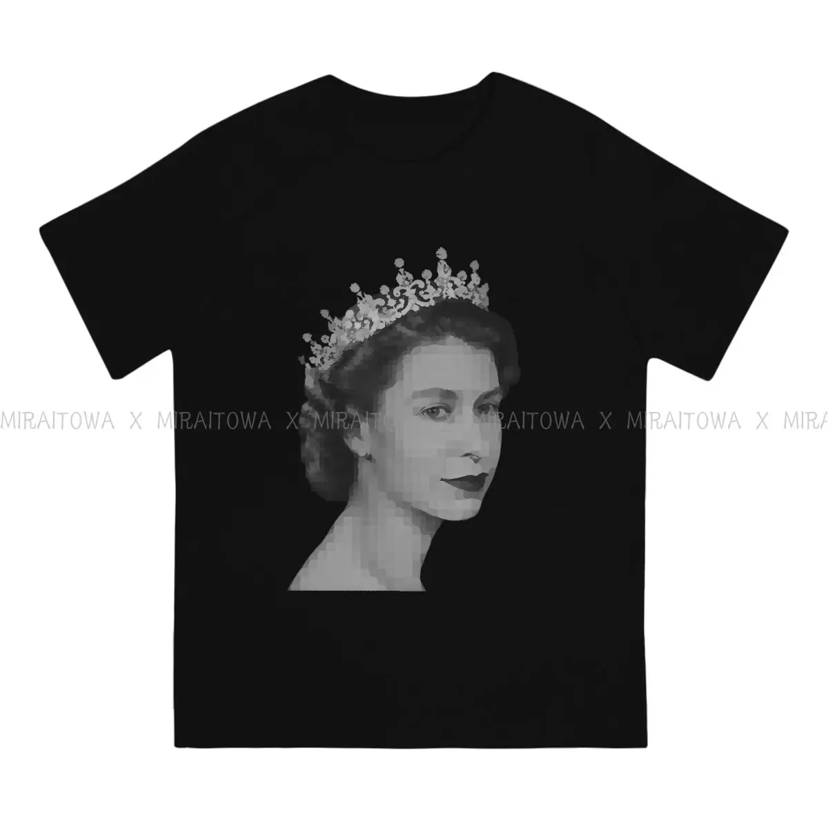 Queen Elizabeth II Tshirt Homme Men's Tees Blusas Loose Cotton T Shirt For Men