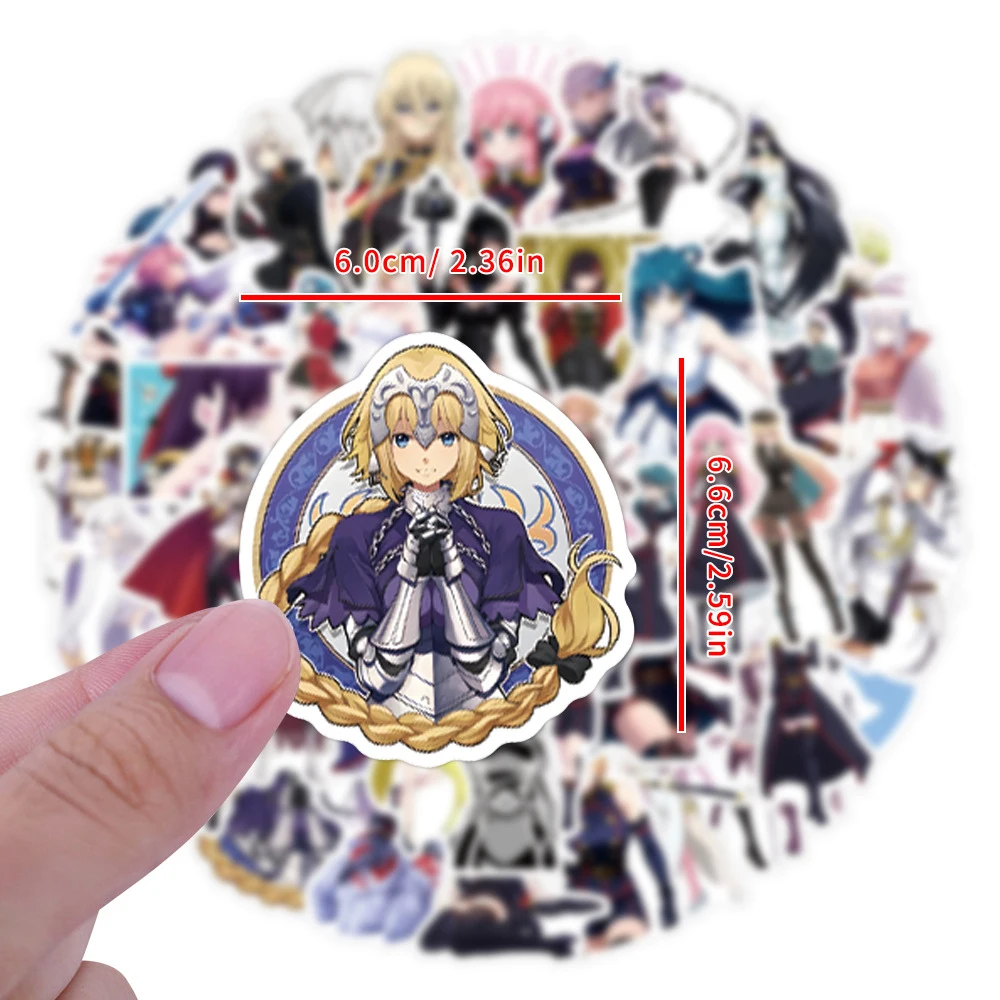 10/30/55 buah stiker Anime prajurit rantai Uzen Kyouka stiker kartun DIY Paket stiker grafiti bagasi casing ponsel botol air